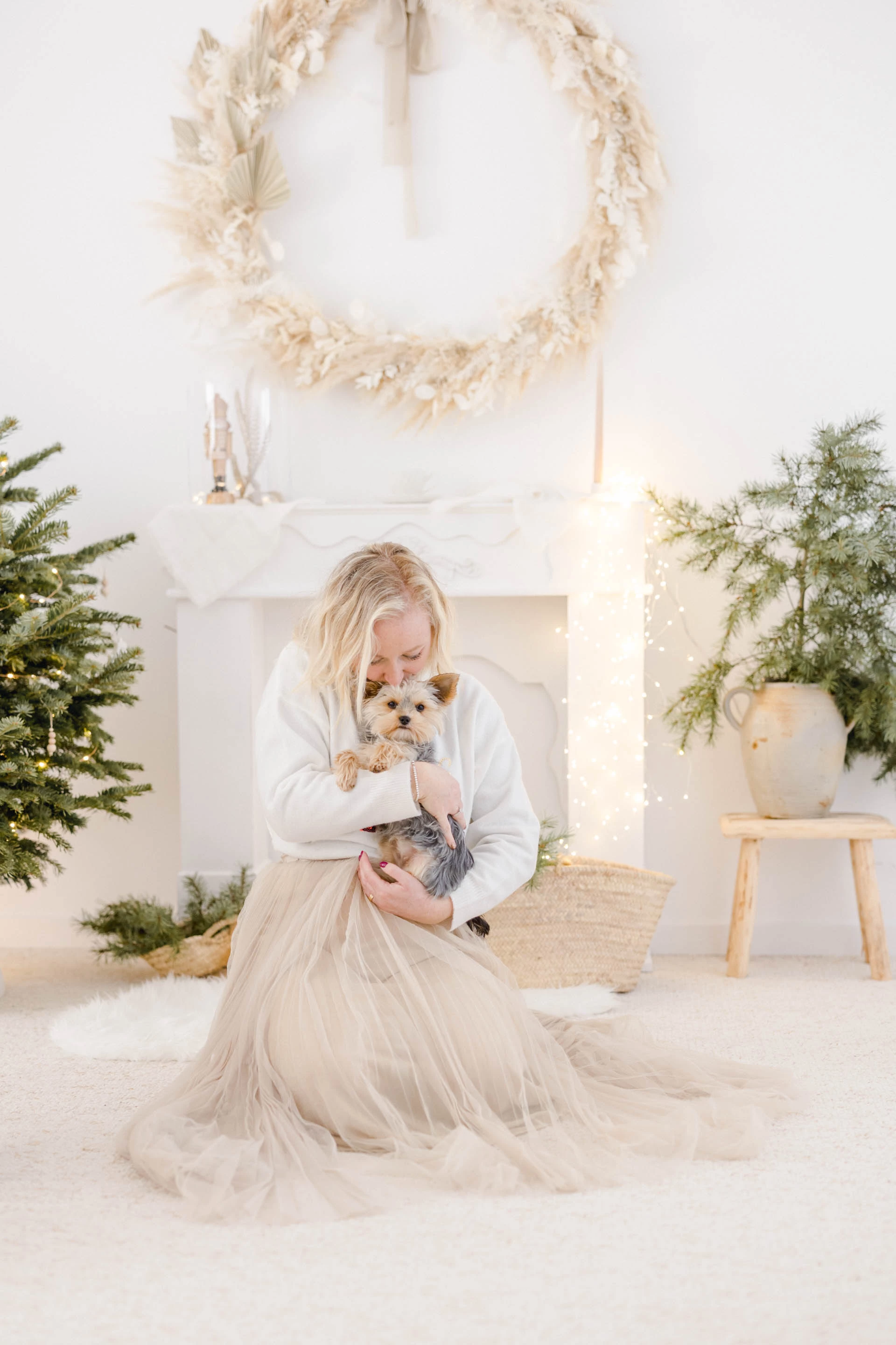 rose enfant conifères jouet gris